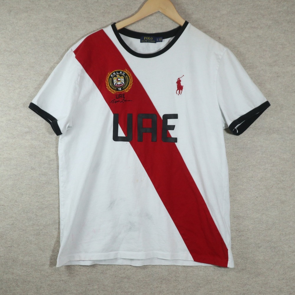 Polo Ralph Lauren UAE T-Shirt L Graphic Ringer Modern United Arab Emirates 18